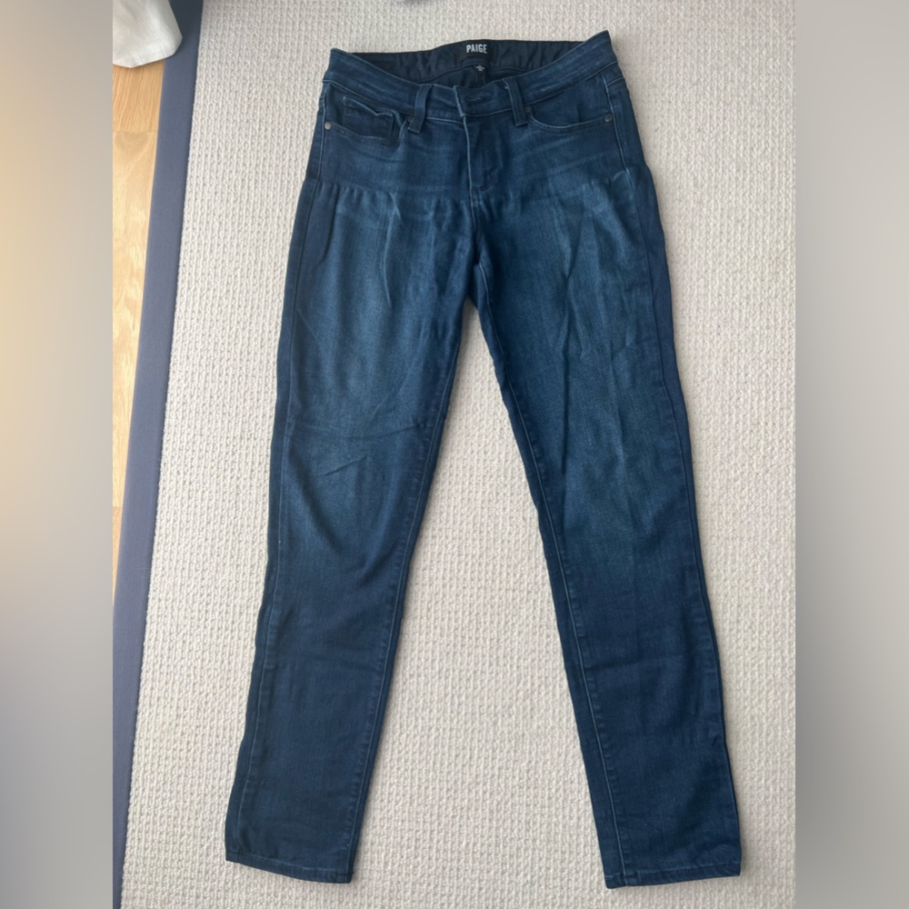 Paige Skyline Ankle Peg Jeans Size 26